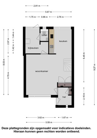 Plattegrond - Oud Vlissingen 8, 4542 CA Hoek - Begane grond.jpg